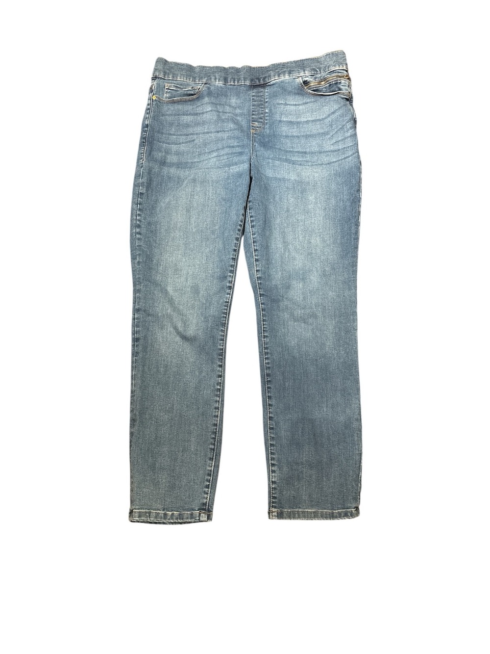 Tommy Hilfiger Women's Straight Leg Jeans - Light Wash Blue